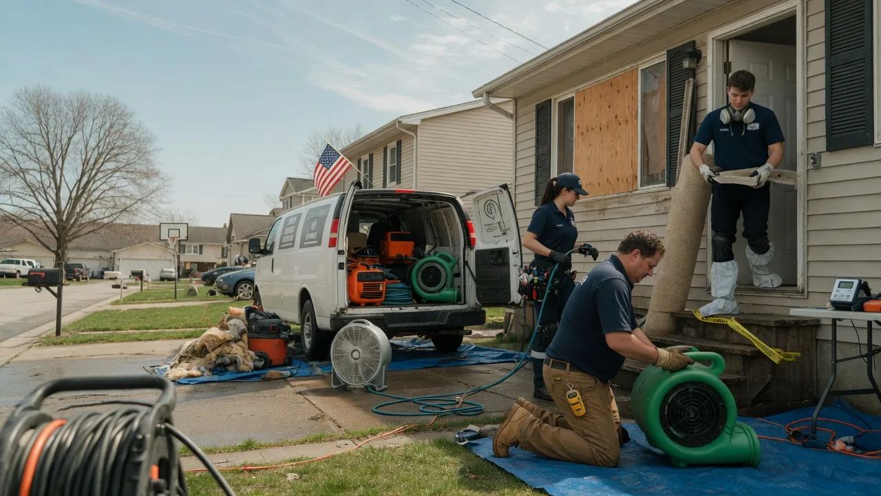 Water Damage Restoration in Flatwoods, KY near me